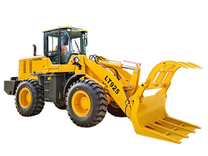 2 ton payloader with log grapper