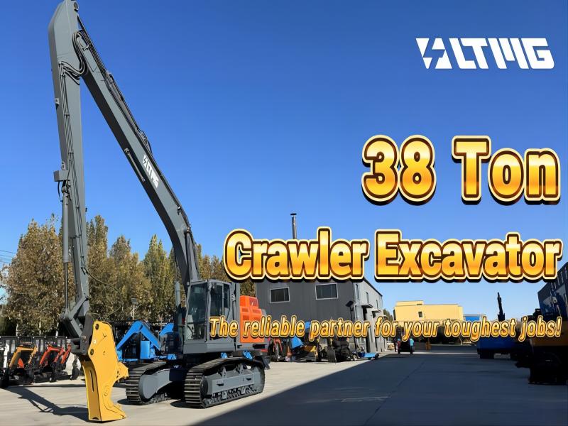 La nueva excavadora grande LTMG de 38 toneladas: experta en minería y construcción