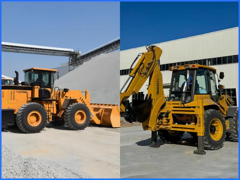 Retroexcavadora versus cargadora: elegir el equipo pesado adecuado para sus proyectos de construcción