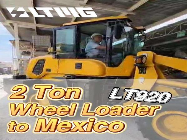 Cargadora de ruedas LTMG LT920 a México