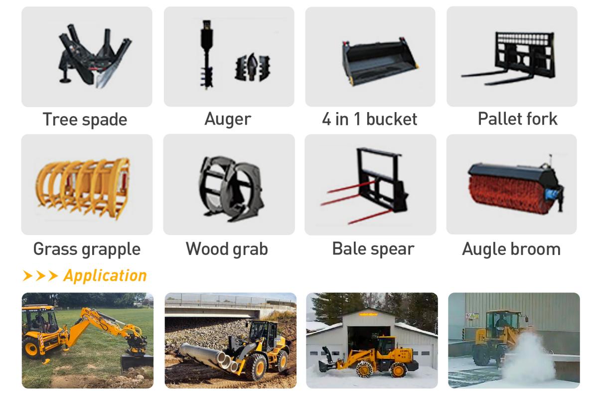 attachments for backhoe loader