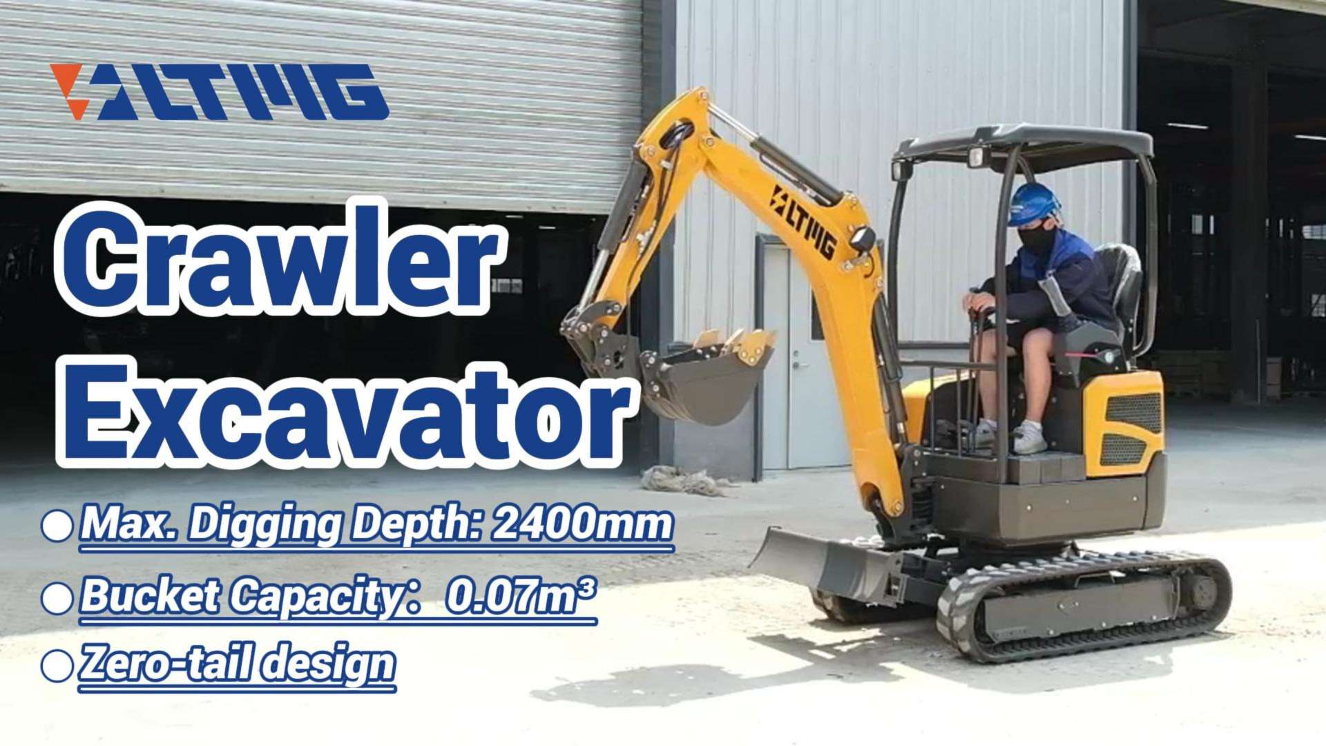 La miniexcavadora LTMG de 2,5 toneladas está en oferta