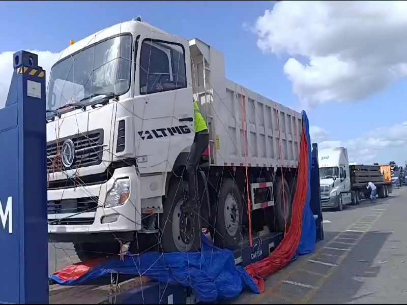 Caso de exportación: Un cliente dominicano recibió un camión volquete LMDT250 de 25 toneladas LTMG