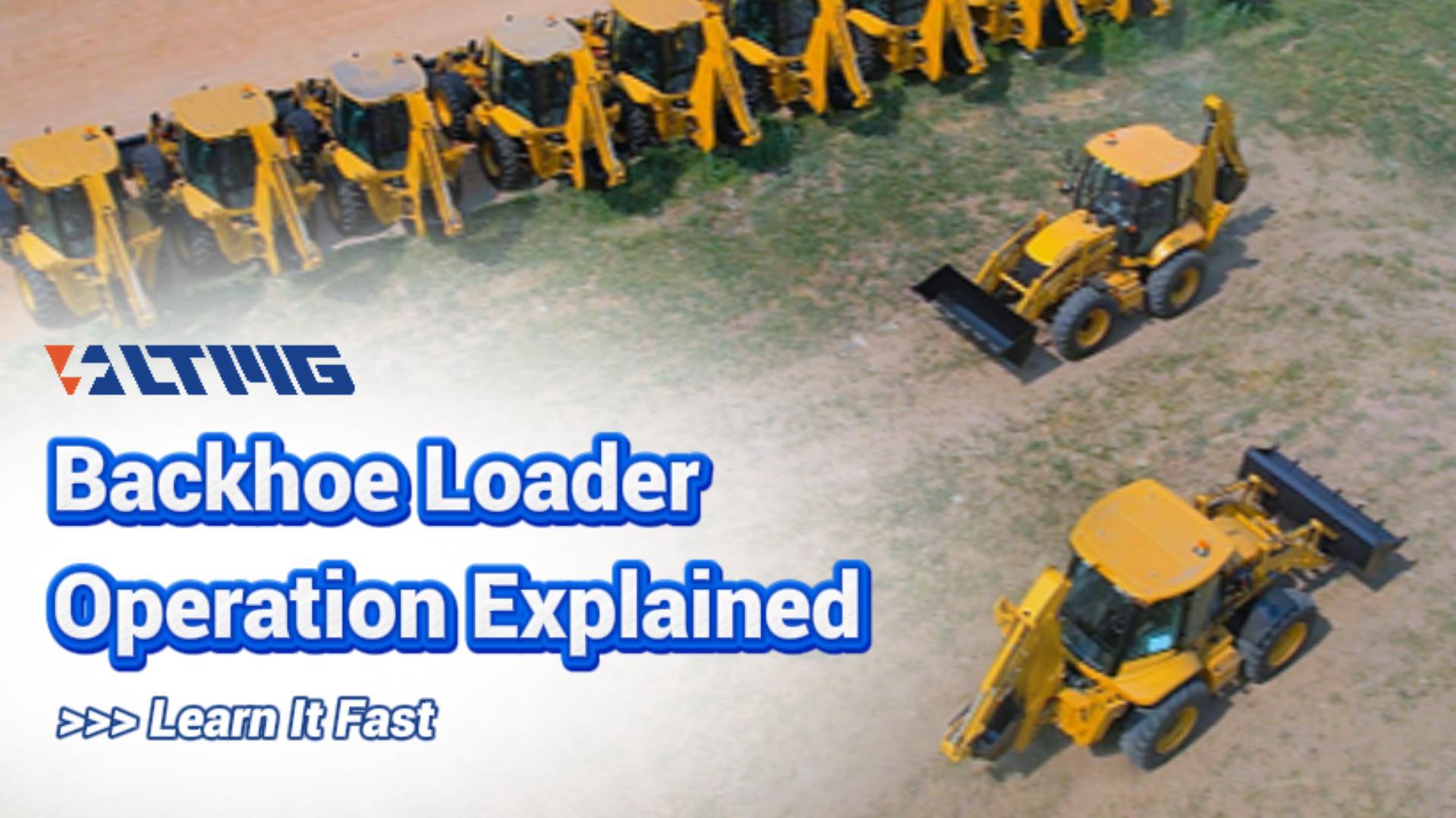 Operation Introduction of the BLT388H-II Backhoe Loader