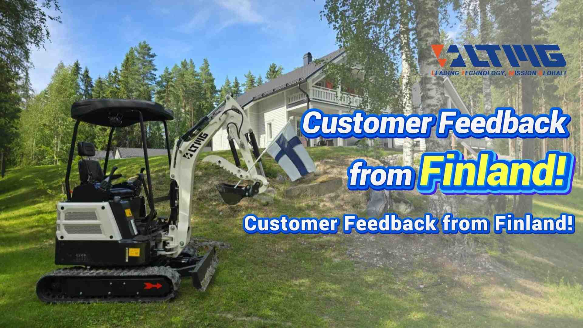 Prueba en sitio en Finlandia: miniexcavadora de 2,5 toneladas
