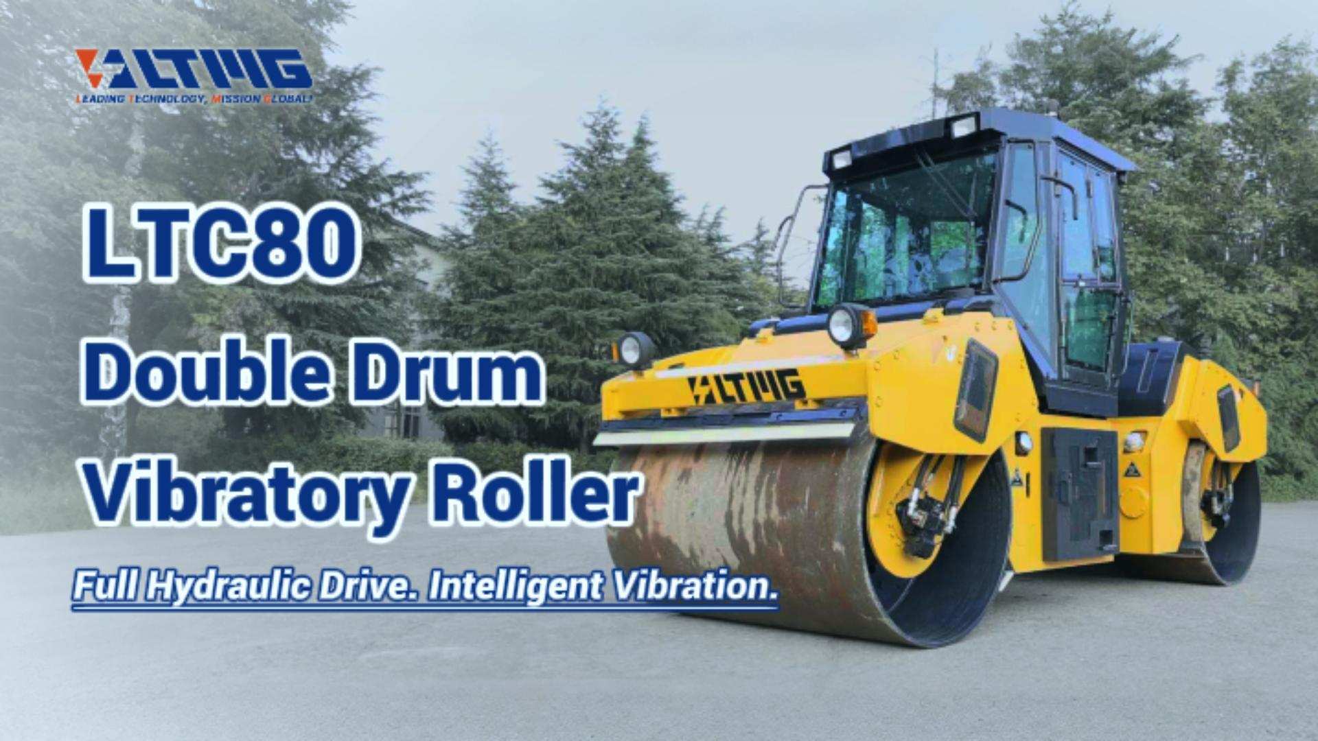 The LTC80  Road Roller Create Perfectly Smooth Roads