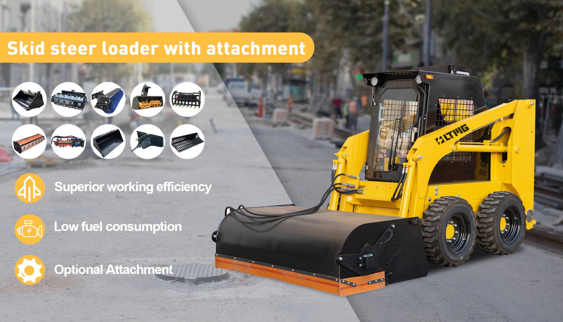 skid steer loader with attachments skid steer loader with attachments