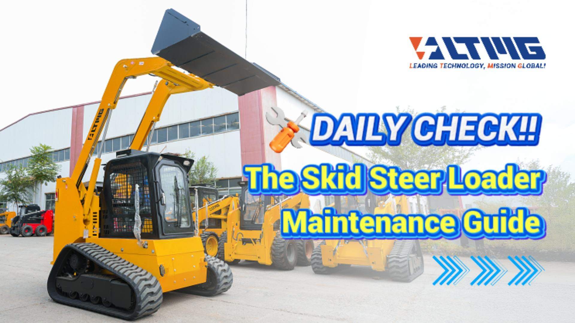 Guía de mantenimiento diario de la minicargadora LTS125