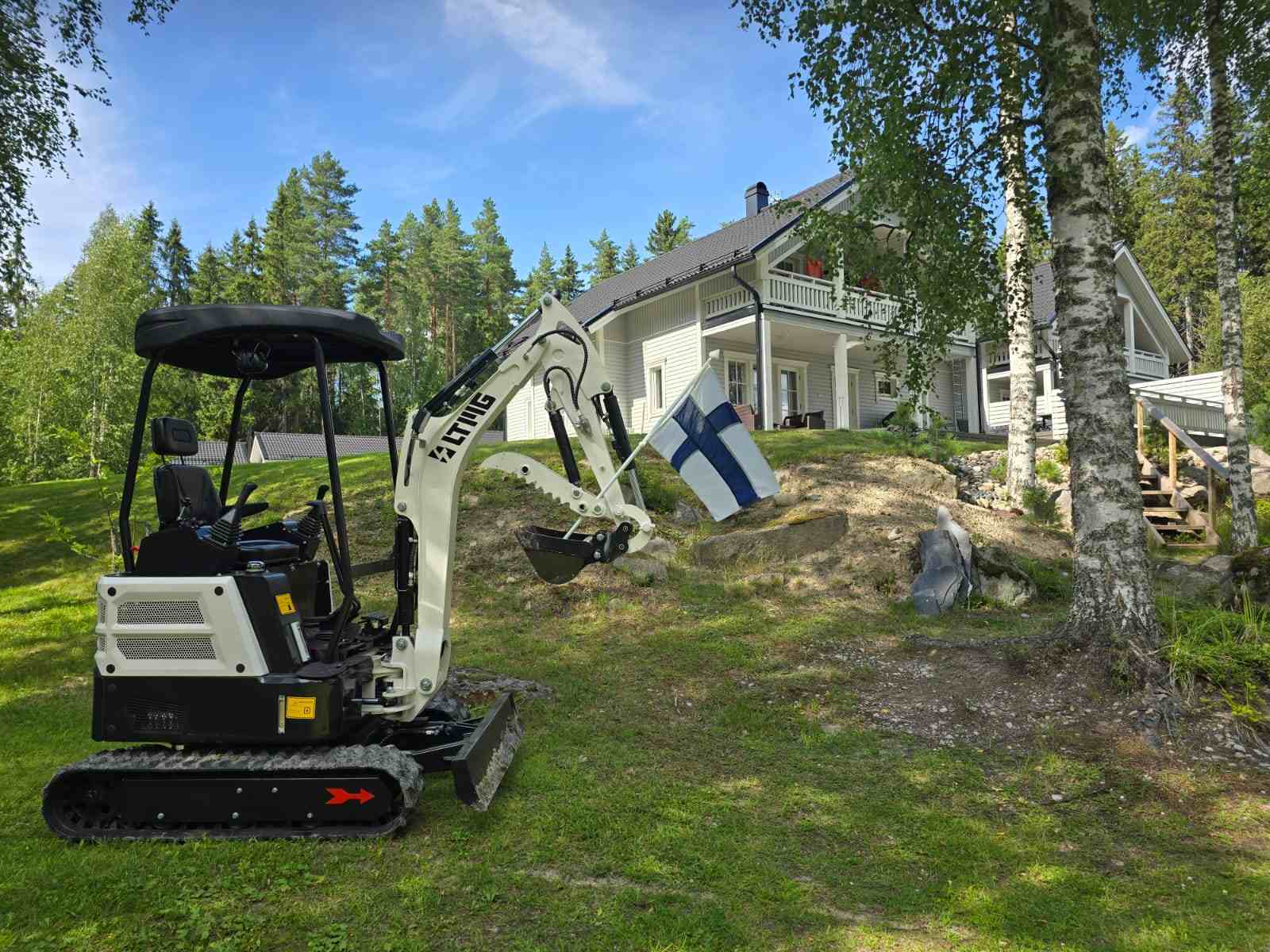 Feedback from a Finnish customer of the LTMG 2-ton mini excavator Feedback from a Finnish customer of the LTMG 2-ton mini excavator
